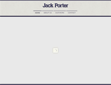 Tablet Screenshot of jackporterdesign.com